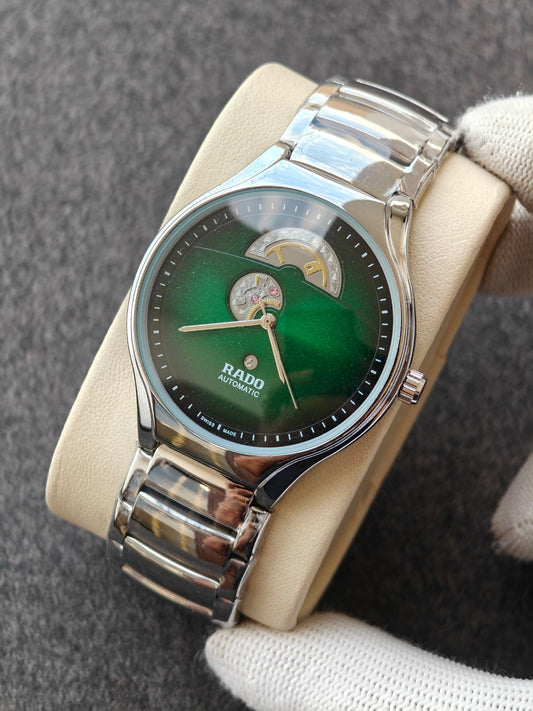 Classic True Rad_o Silver Green Watch